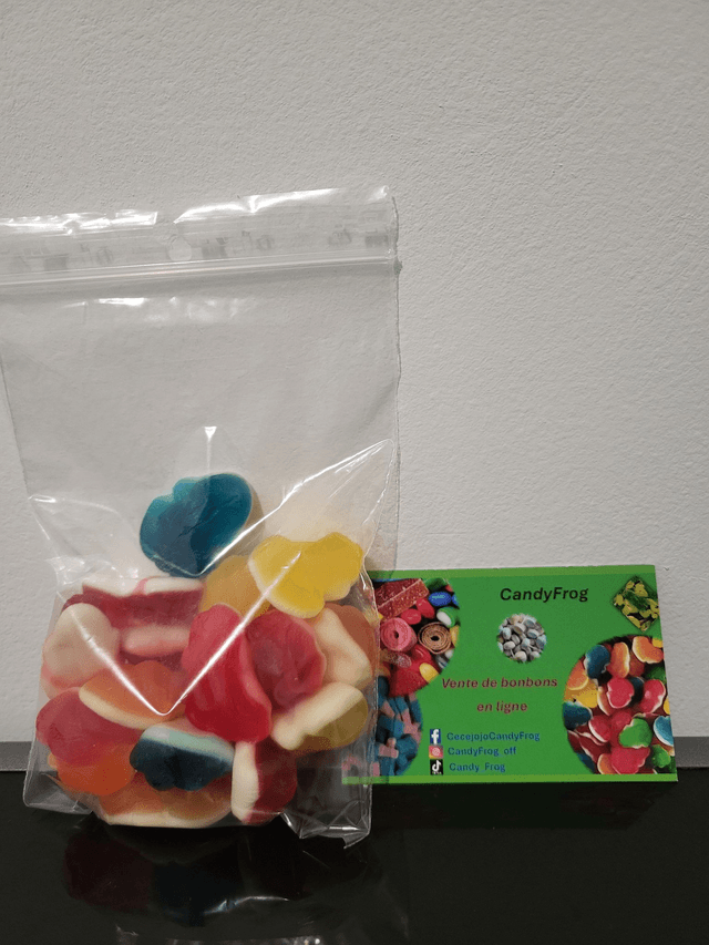 Petites grenouilles gel (100g) halal