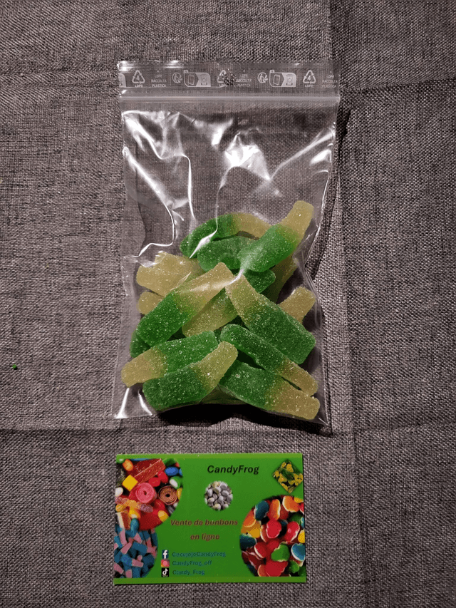 Bouteilles mojito sucrées (100g) halal