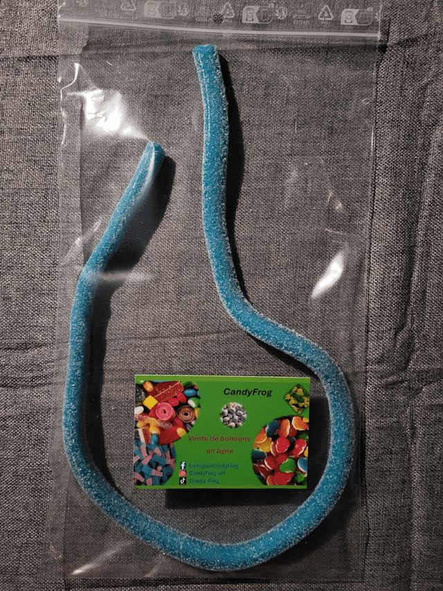 Maxi câble framboise sucré (60cm) halal