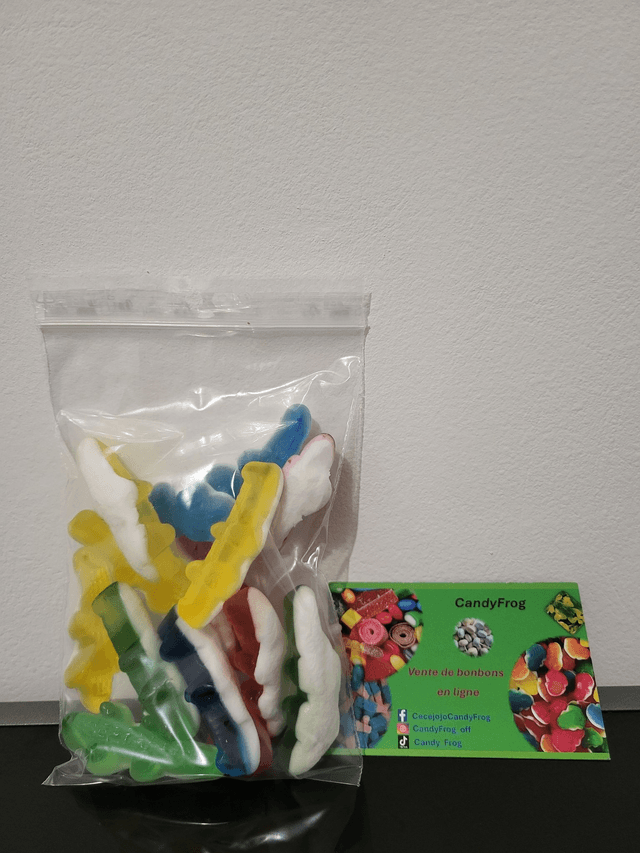 Crocodiles gel haribo (100g)