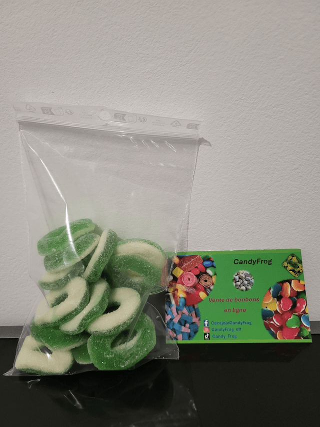 Anneaux pomme sucrés (100g) halal